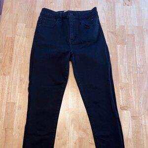 Abercrombie & Fitch Womens Curve Love High Rise Super Skinny Ankle Jean Waist 27
